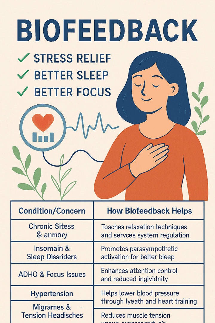 Biofeedback benefits